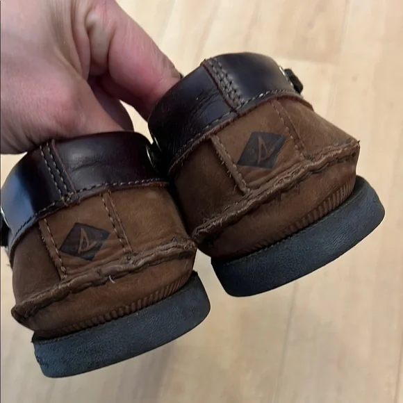 Sperry Brown Boat Shoes Moccasin Style 9.5 - Picture 8 of 10
